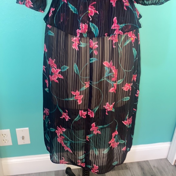 VINTAGE 80’s FLORAL DRESS - Picture 7 of 8